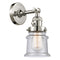 Innovations Lighting Canton 1 Light 6.5" Sconce With Switch 203SW-PN-G184S
