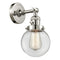 Innovations Lighting Beacon 1 Light 6" Sconce With Switch 203SW-PN-G202-6
