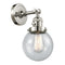 Innovations Lighting Beacon 1 Light 6" Sconce With Switch 203SW-PN-G204-6