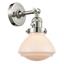 Innovations Lighting Olean 1 Light 6.75" Sconce With Switch 203SW-PN-G321