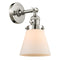Innovations Lighting Cone 1 Light 6.25" Sconce With Switch 203SW-PN-G61