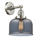Innovations Lighting Bell 1 Light 8" Sconce With Switch 203SW-PN-G73