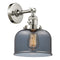 Innovations Lighting Bell 1 Light 8" Sconce With Switch 203SW-PN-G73