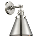 Innovations Lighting Appalachian 1 Light 8" Sconce With Switch 203SW-PN-M13-PN