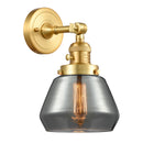 Innovations Lighting Fulton 1 Light 7" Sconce With Switch 203SW-SG-G173