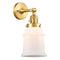 Innovations Lighting Canton 1 Light 6.5" Sconce With Switch 203SW-SG-G181