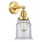 Innovations Lighting Canton 1 Light 6.5" Sconce With Switch 203SW-SG-G182