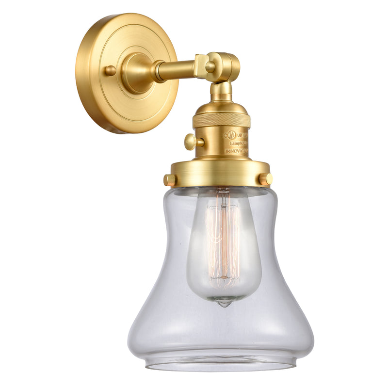 Innovations Lighting Bellmont 1 Light 6.5" Sconce With Switch 203SW-SG-G192