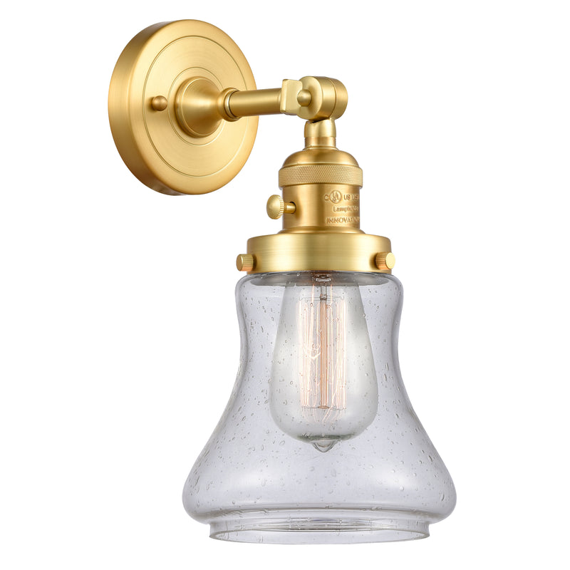 Innovations Lighting Bellmont 1 Light 6.5" Sconce With Switch 203SW-SG-G194