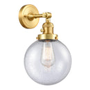 Innovations Lighting Beacon 1 Light 8" Sconce With Switch 203SW-SG-G204-8
