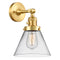 Innovations Lighting Cone 1 Light 8" Sconce With Switch 203SW-SG-G42