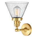 Innovations Lighting Cone 1 Light 8" Sconce With Switch 203SW-SG-G44