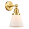 Innovations Lighting Cone 1 Light 6.25" Sconce With Switch 203SW-SG-G61