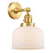 Innovations Lighting Bell 1 Light 8" Sconce With Switch 203SW-SG-G71