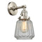 Innovations Lighting Chatham 1 Light 6.25" Sconce With Switch 203SW-SN-G142