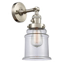 Innovations Lighting Canton 1 Light 6.5" Sconce With Switch 203SW-SN-G182