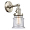 Innovations Lighting Canton 1 Light 6.5" Sconce With Switch 203SW-SN-G184S
