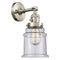 Innovations Lighting Canton 1 Light 6.5" Sconce With Switch 203SW-SN-G184