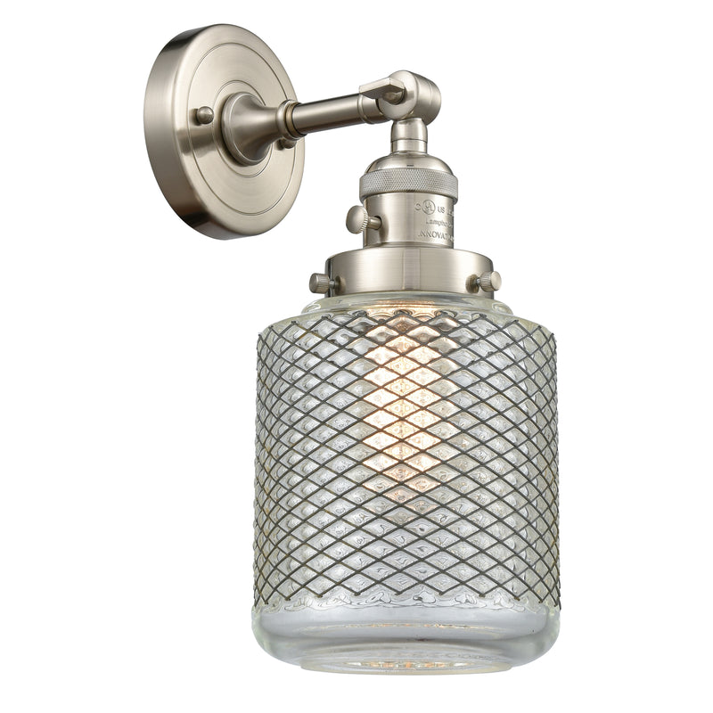 Innovations Lighting Stanton 1 Light 6" Sconce With Switch 203SW-SN-G262