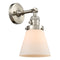 Innovations Lighting Cone 1 Light 6.25" Sconce With Switch 203SW-SN-G61