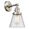 Innovations Lighting Cone 1 Light 6.25" Sconce With Switch 203SW-SN-G64