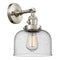 Innovations Lighting Bell 1 Light 8" Sconce With Switch 203SW-SN-G74