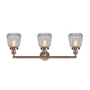 Innovations Lighting Chatham 3 Light Bath Vanity Light Part Of The Franklin Restoration Collection 205-AC-G142-LED