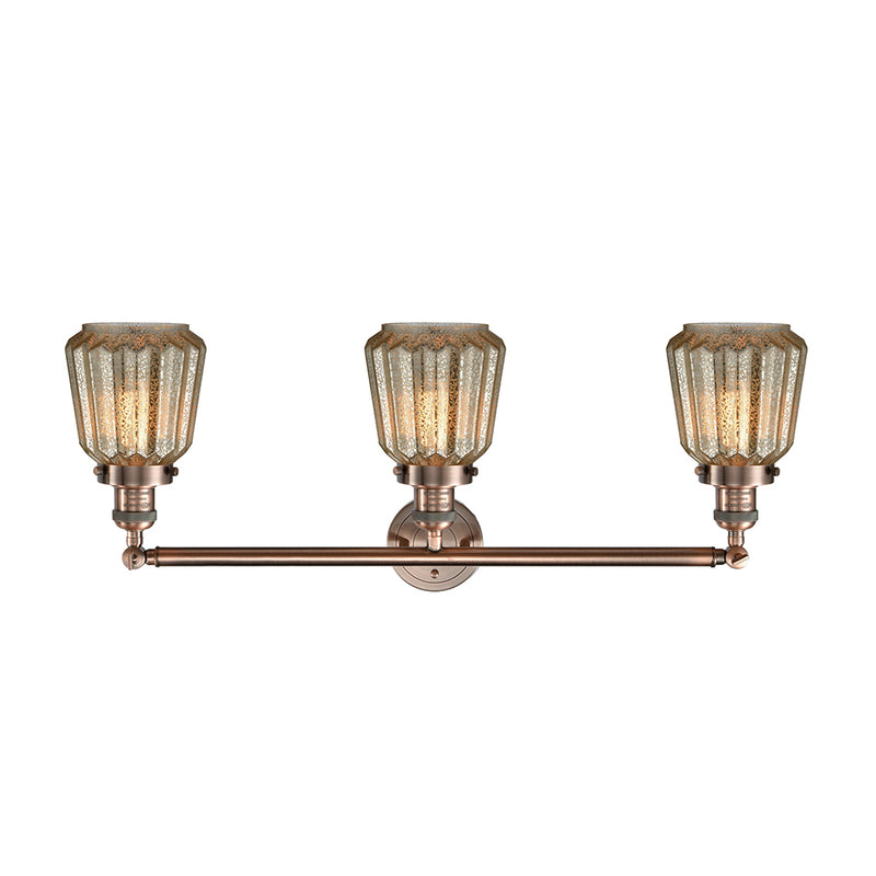 Innovations Lighting Chatham 3 Light Bath Vanity Light Part Of The Franklin Restoration Collection 205-AC-G146