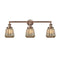 Chatham Bath Vanity Light shown in the Antique Copper finish with a Mercury shade
