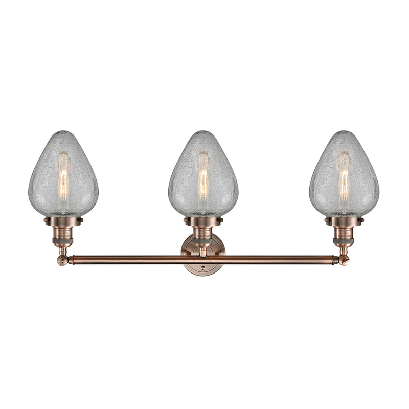 Innovations Lighting Geneseo 3 Light Bath Vanity Light Part Of The Franklin Restoration Collection 205-AC-G165-LED