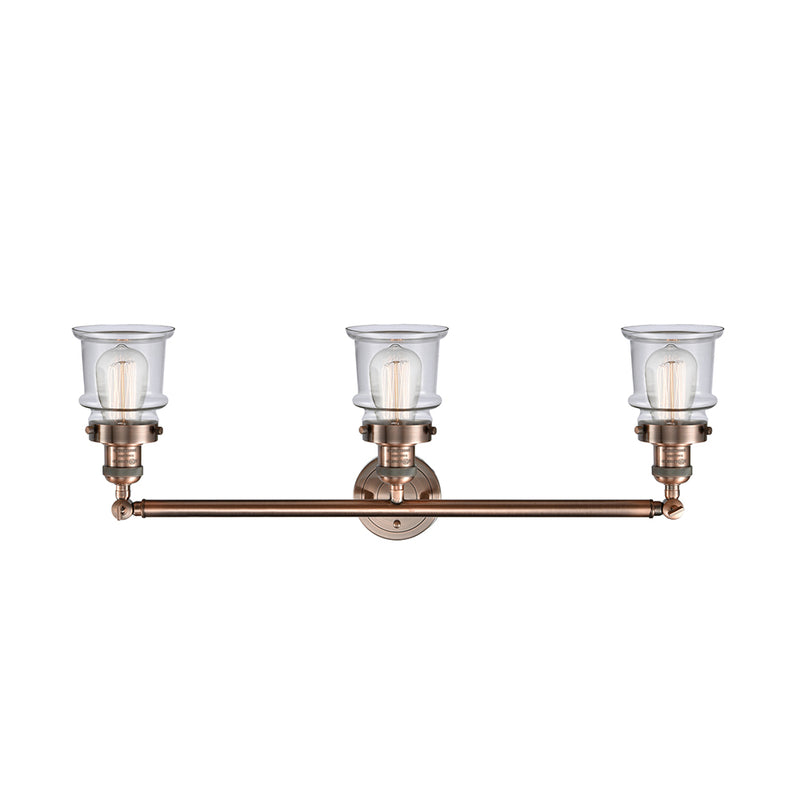 Innovations Lighting Small Canton 3 Light Bath Vanity Light Part Of The Franklin Restoration Collection 205-AC-G182S-LED