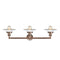 Innovations Lighting Halophane 3 Light Bath Vanity Light Part Of The Franklin Restoration Collection 205-AC-G1-LED