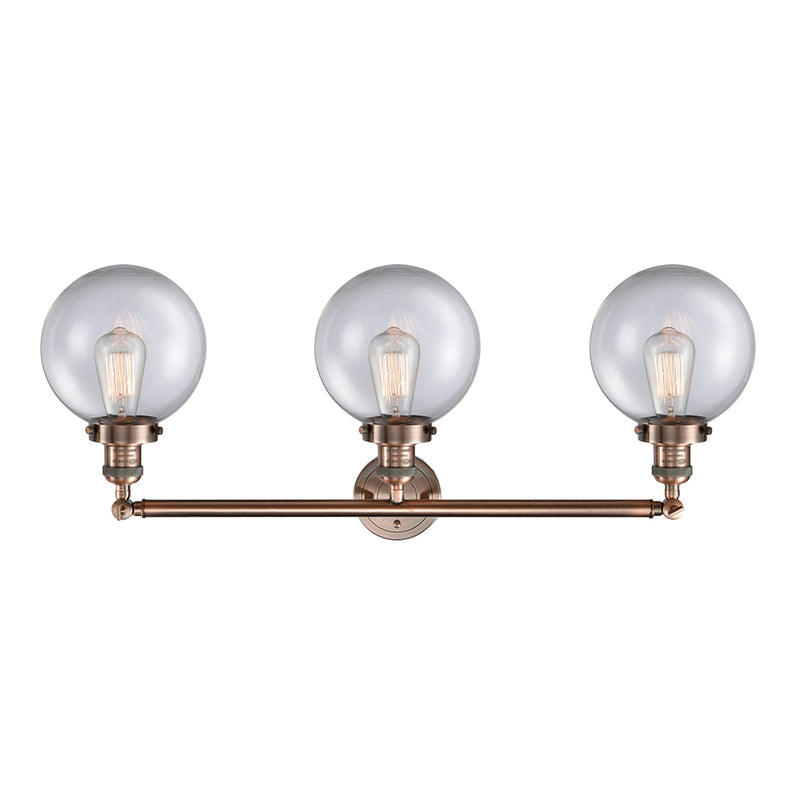 Innovations Lighting Beacon 3 Light 32" Bath Vanity Light 205-AC-G202-8-LED