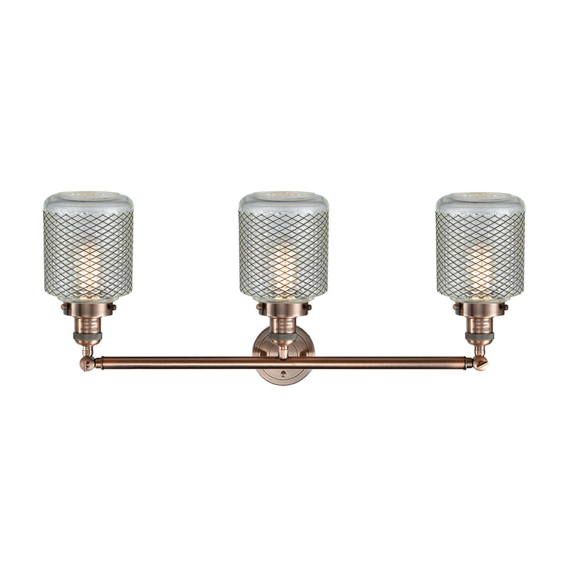 Innovations Lighting Stanton 3 Light Bath Vanity Light Part Of The Franklin Restoration Collection 205-AC-G262-LED