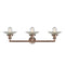 Innovations Lighting Halophane 3 Light Bath Vanity Light Part Of The Franklin Restoration Collection 205-AC-G2-LED