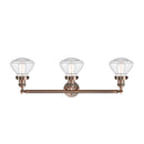 Innovations Lighting Olean 3 Light Bath Vanity Light Part Of The Franklin Restoration Collection 205-AC-G322-LED