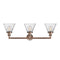 Innovations Lighting Large Cone 3 Light Bath Vanity Light Part Of The Franklin Restoration Collection 205-AC-G42-LED