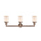Innovations Lighting Small Bell 3 Light Bath Vanity Light Part Of The Franklin Restoration Collection 205-AC-G51-LED