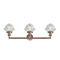 Innovations Lighting Small Oxford 3 Light Bath Vanity Light Part Of The Franklin Restoration Collection 205-AC-G532-LED