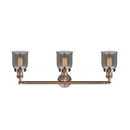 Innovations Lighting Small Bell 3 Light Bath Vanity Light Part Of The Franklin Restoration Collection 205-AC-G53-LED
