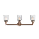 Innovations Lighting Small Bell 3 Light Bath Vanity Light Part Of The Franklin Restoration Collection 205-AC-G54-LED