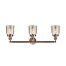 Innovations Lighting Small Bell 3 Light Bath Vanity Light Part Of The Franklin Restoration Collection 205-AC-G58-LED