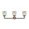Innovations Lighting Small Bell 3 Light Bath Vanity Light Part Of The Franklin Restoration Collection 205-AC-G58-LED