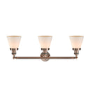 Innovations Lighting Small Cone 3 Light Bath Vanity Light Part Of The Franklin Restoration Collection 205-AC-G61-LED