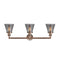 Innovations Lighting Small Cone 3 Light Bath Vanity Light Part Of The Franklin Restoration Collection 205-AC-G63-LED