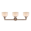 Innovations Lighting Large Bell 3 Light Bath Vanity Light Part Of The Franklin Restoration Collection 205-AC-G71
