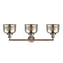 Innovations Lighting Large Bell 3 Light Bath Vanity Light Part Of The Franklin Restoration Collection 205-AC-G78