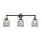 Chatham Bath Vanity Light shown in the Black Antique Brass finish with a Clear shade