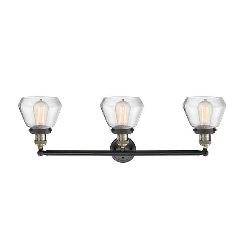 Innovations Lighting Fulton 3 Light Bath Vanity Light Part Of The Franklin Restoration Collection 205-BAB-G172