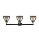 Innovations Lighting Fulton 3 Light Bath Vanity Light Part Of The Franklin Restoration Collection 205-BAB-G173